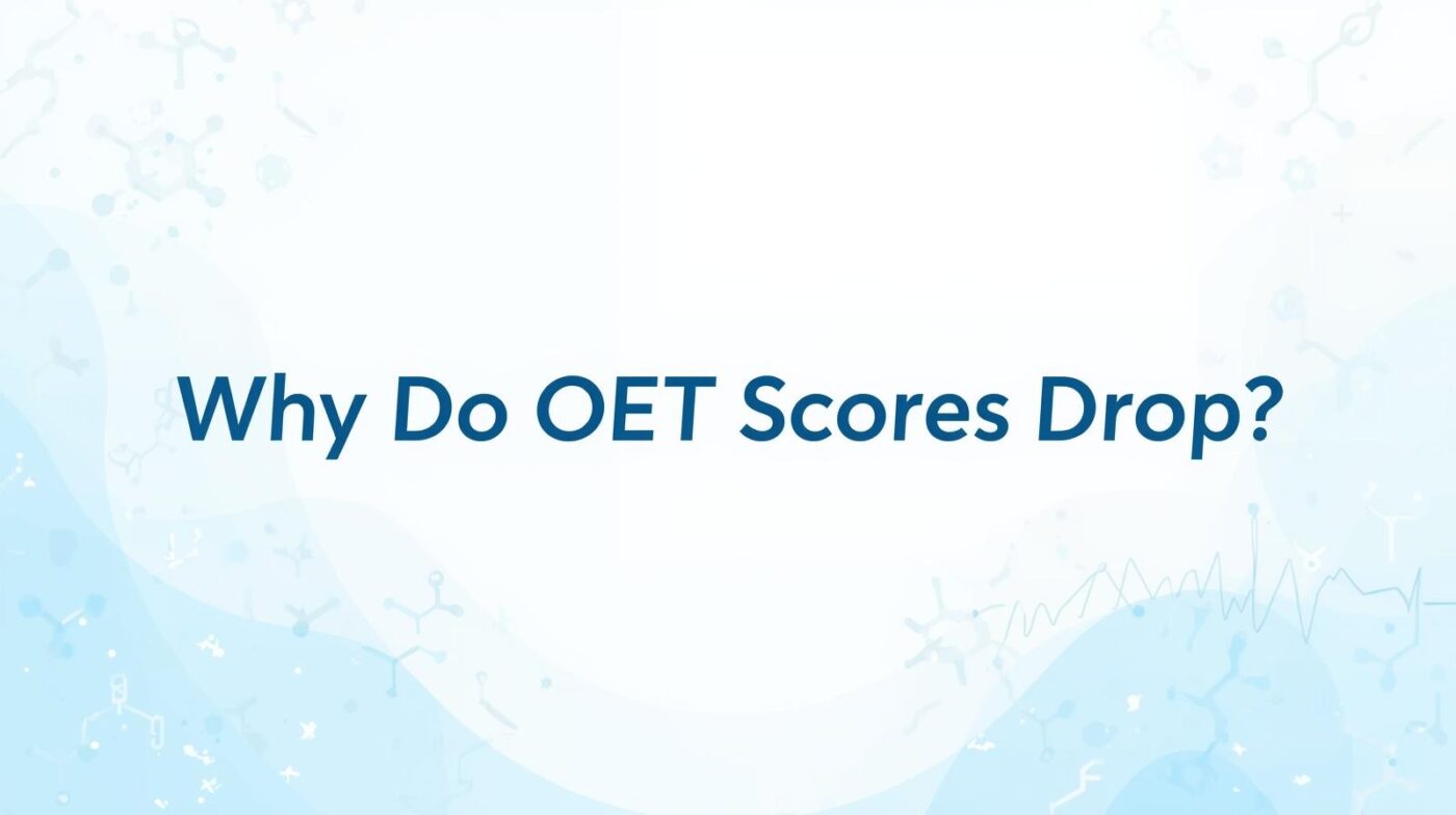 OET Score Drop Explained: Why You Feel Confident but Still Miss Grade B