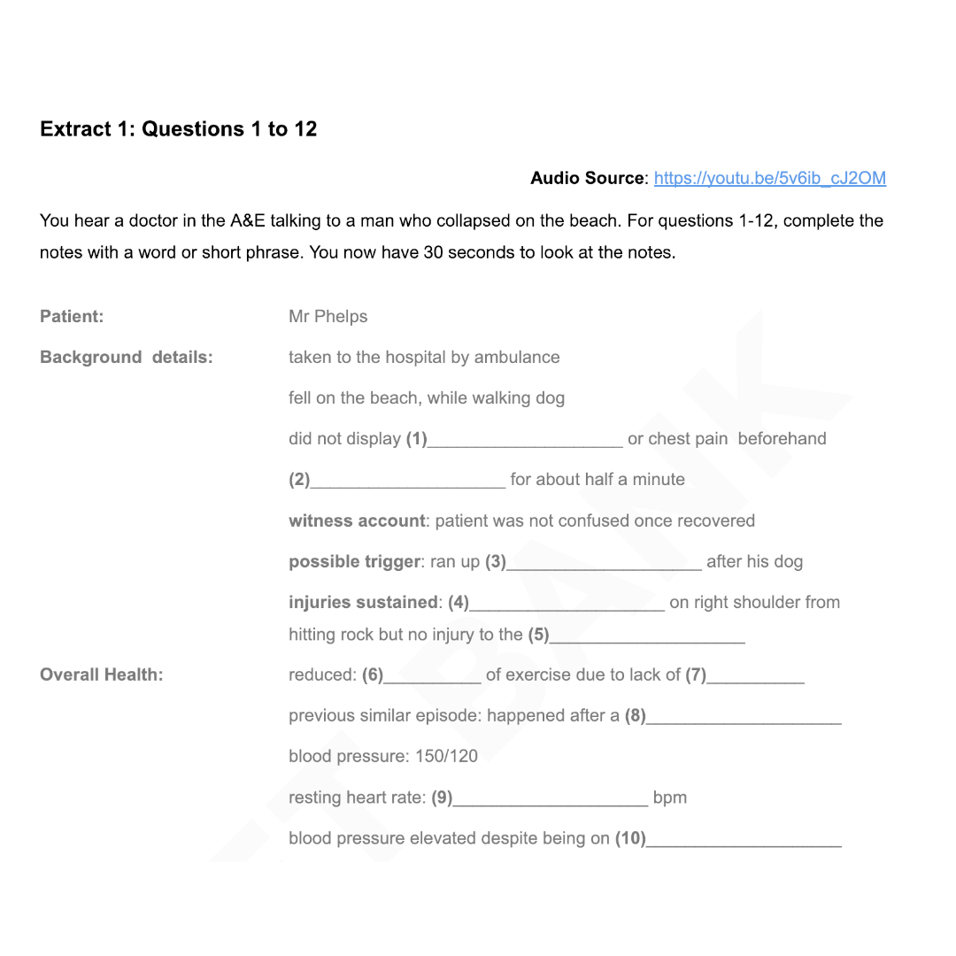 OET Full Mock Test - Medicine Vol.01 - Image 2