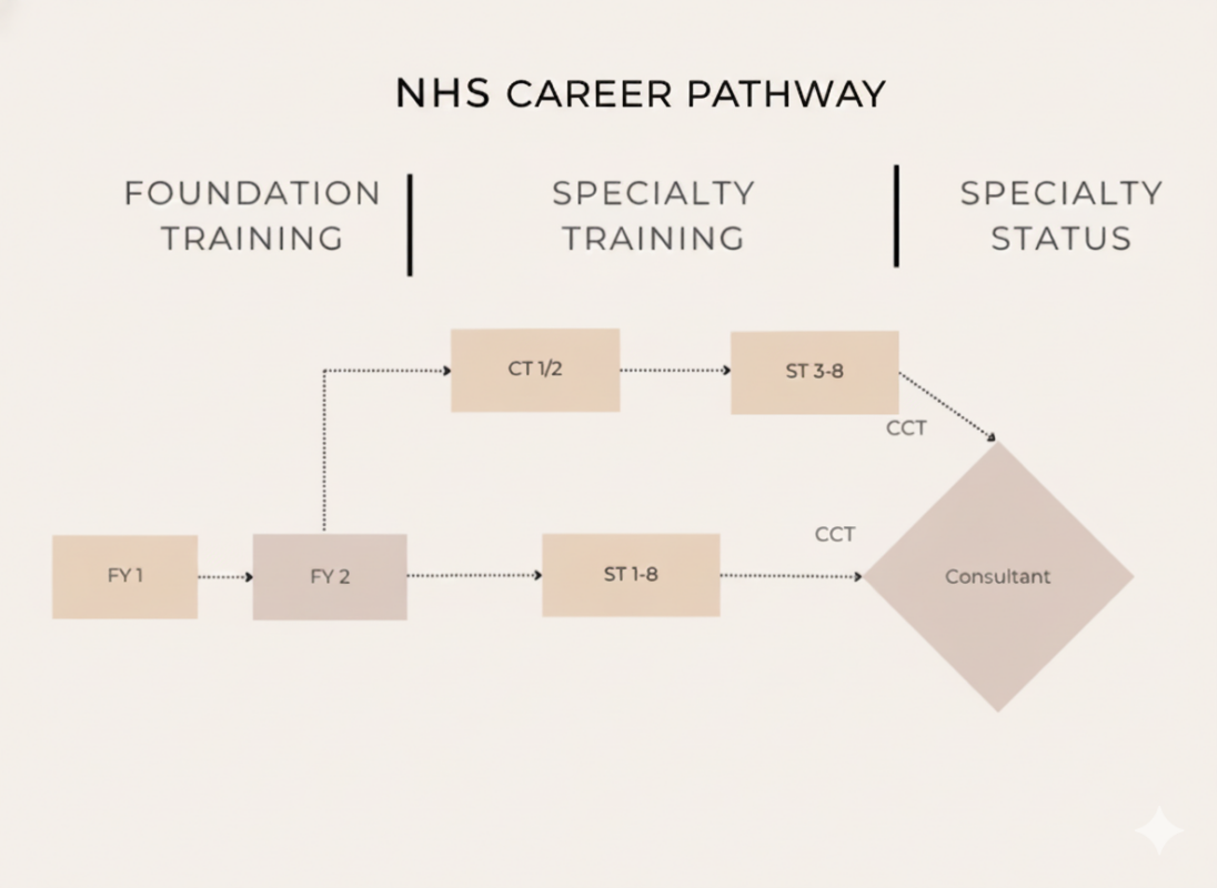 NHS Career Pathway Diagram