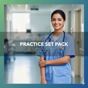 OET Listening Practice Test Pack - Part A Vol.06-10 (10 Extracts)