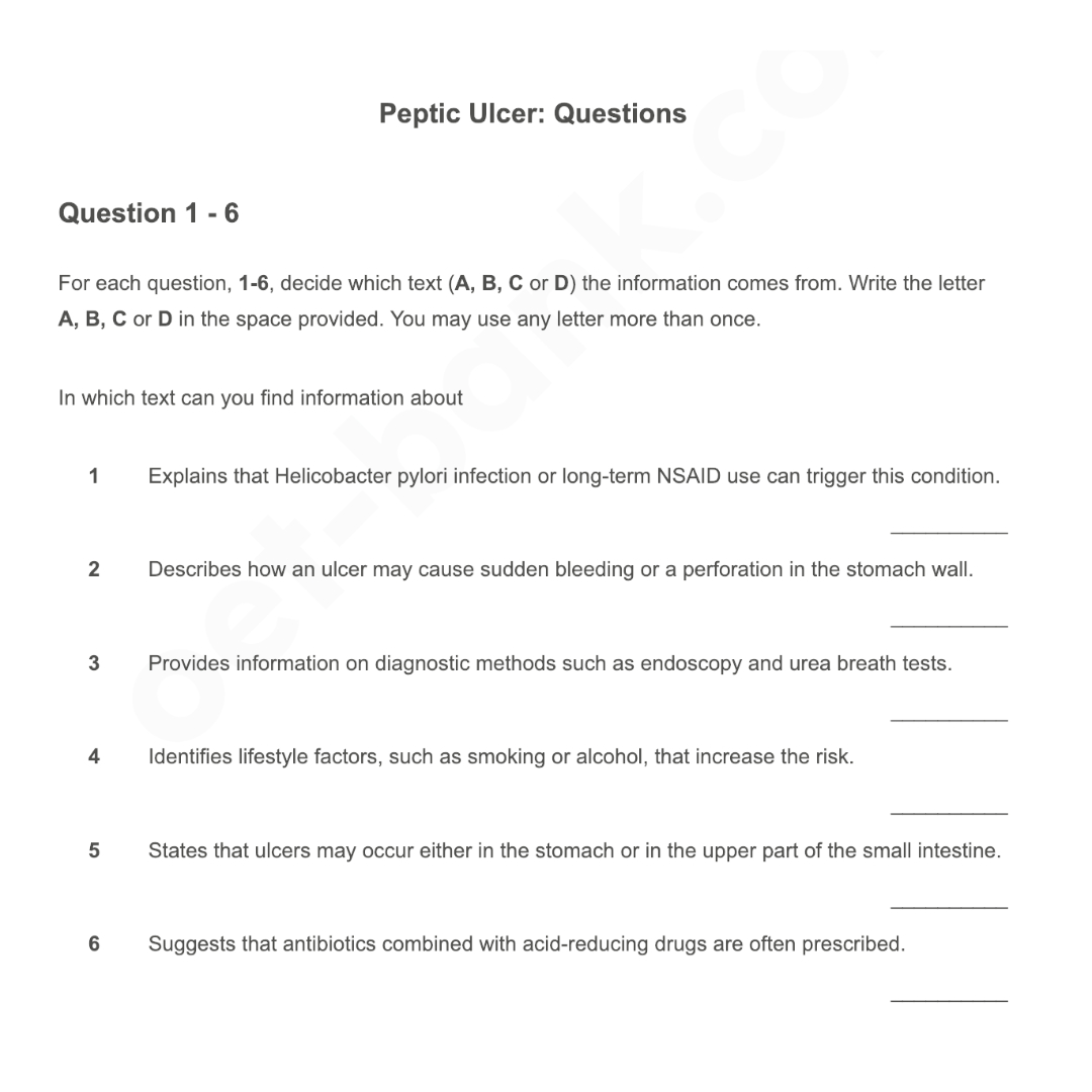 OET Reading Practice Test Pack Vol.01-10 - Image 3