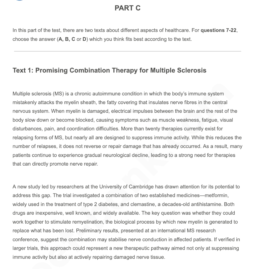 OET Reading Practice Test Pack Vol.01-10 - Image 5