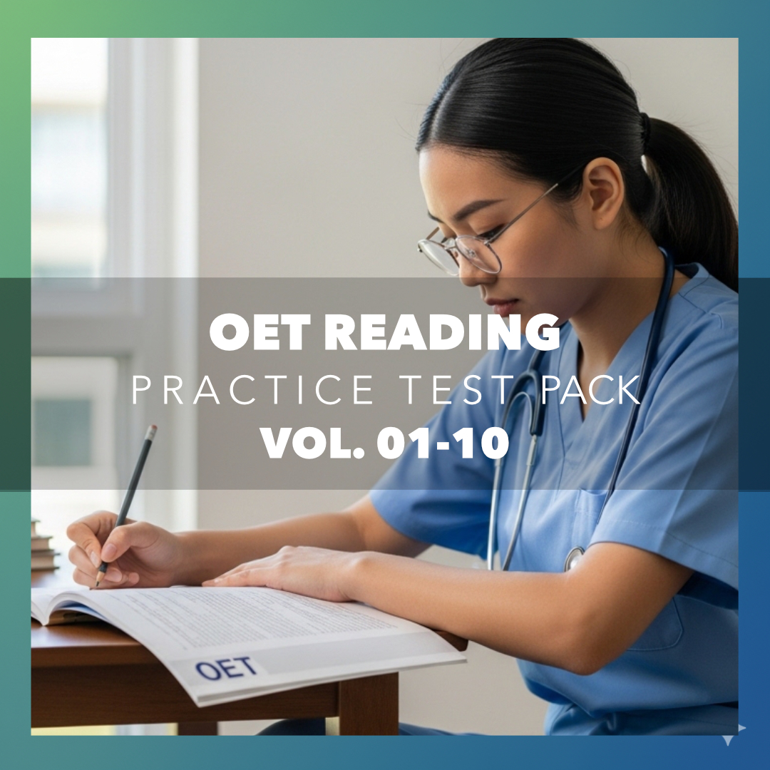 OET Reading Practice Test Pack Vol.01-10