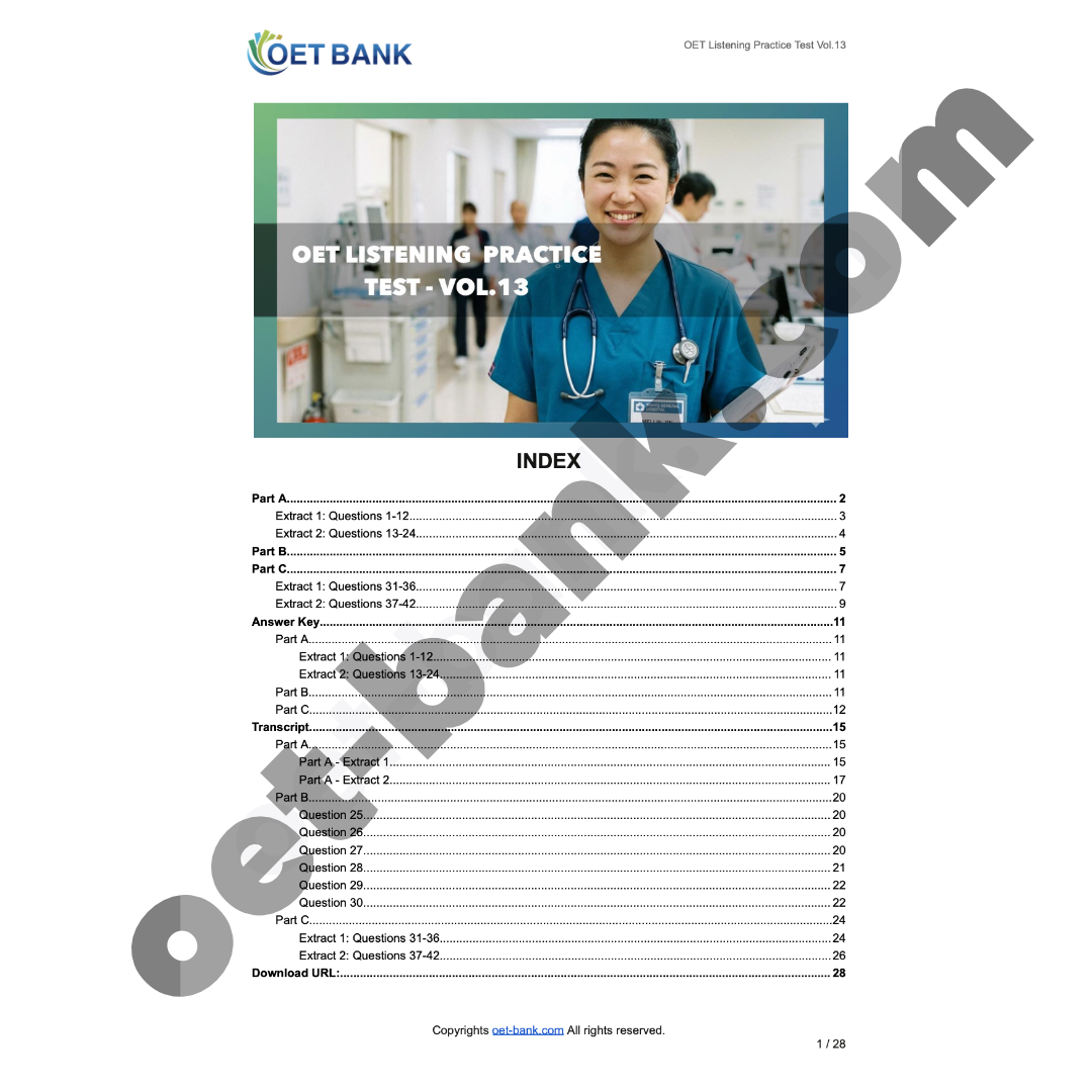 OET Listening Practice Test Vol.13 - Image 6